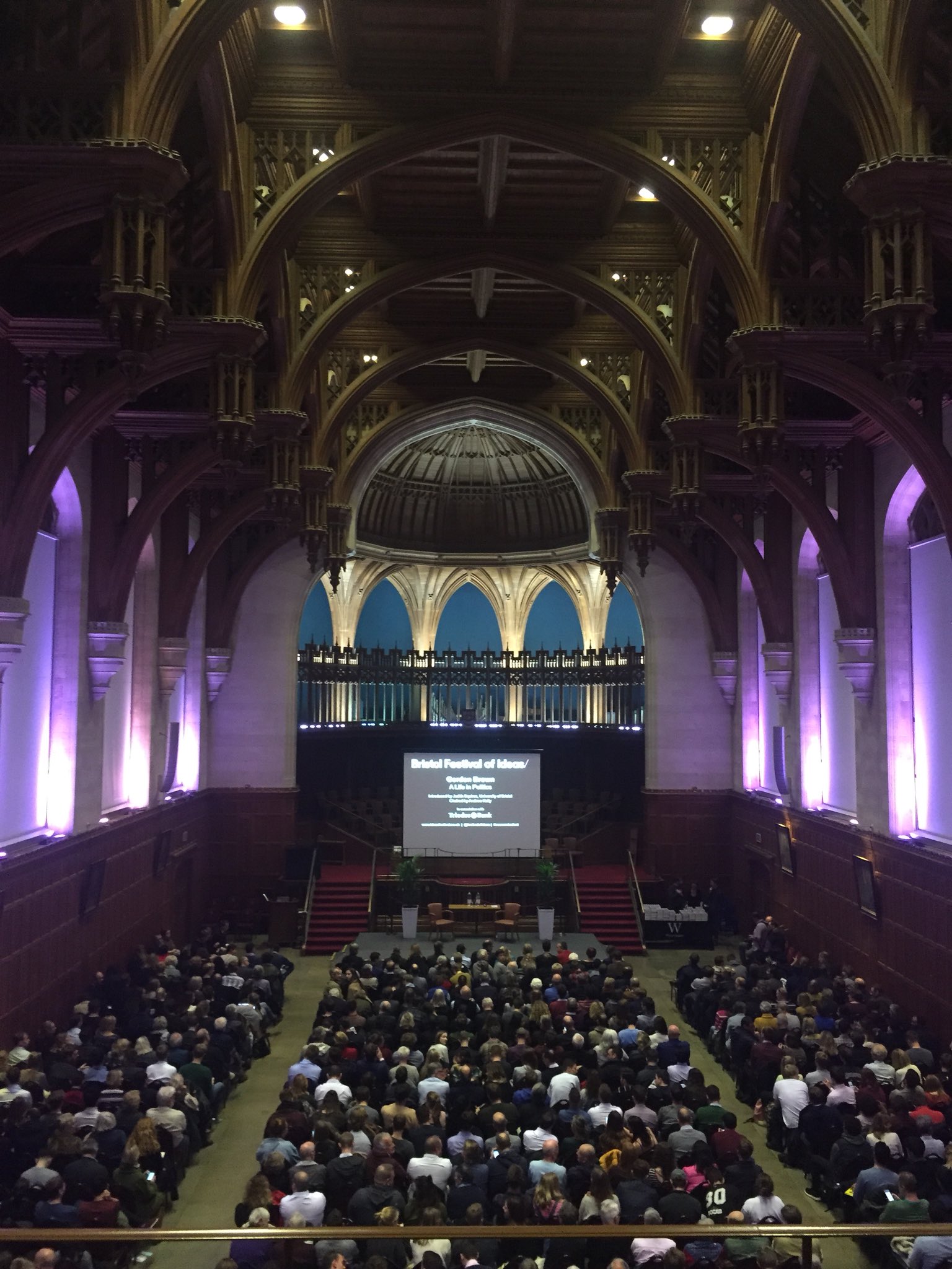 “A life in Politics” intrigued to hear Gordon Brown’s version @FestivalofIdeas #economicsfest https://t.co/1GKk0mSNWL